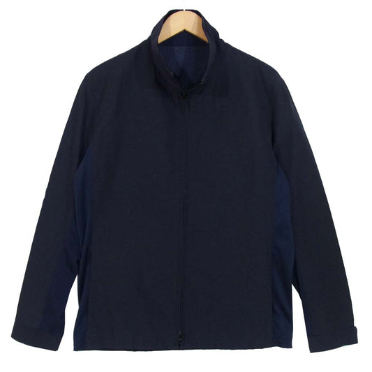 Yohji Yamamoto ヨウジヤマモト MF-Y12-603 Ys for men ワイズフォーメン コットン ナイロン ジップ ジャケット ダークネイビー系 4【中古】