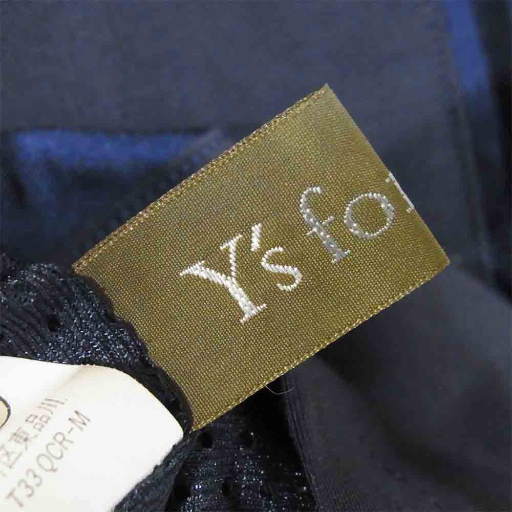 Yohji Yamamoto ヨウジヤマモト MF-Y12-603 Ys for men ワイズフォーメン コットン ナイロン ジップ ジャケット ダークネイビー系 4【中古】