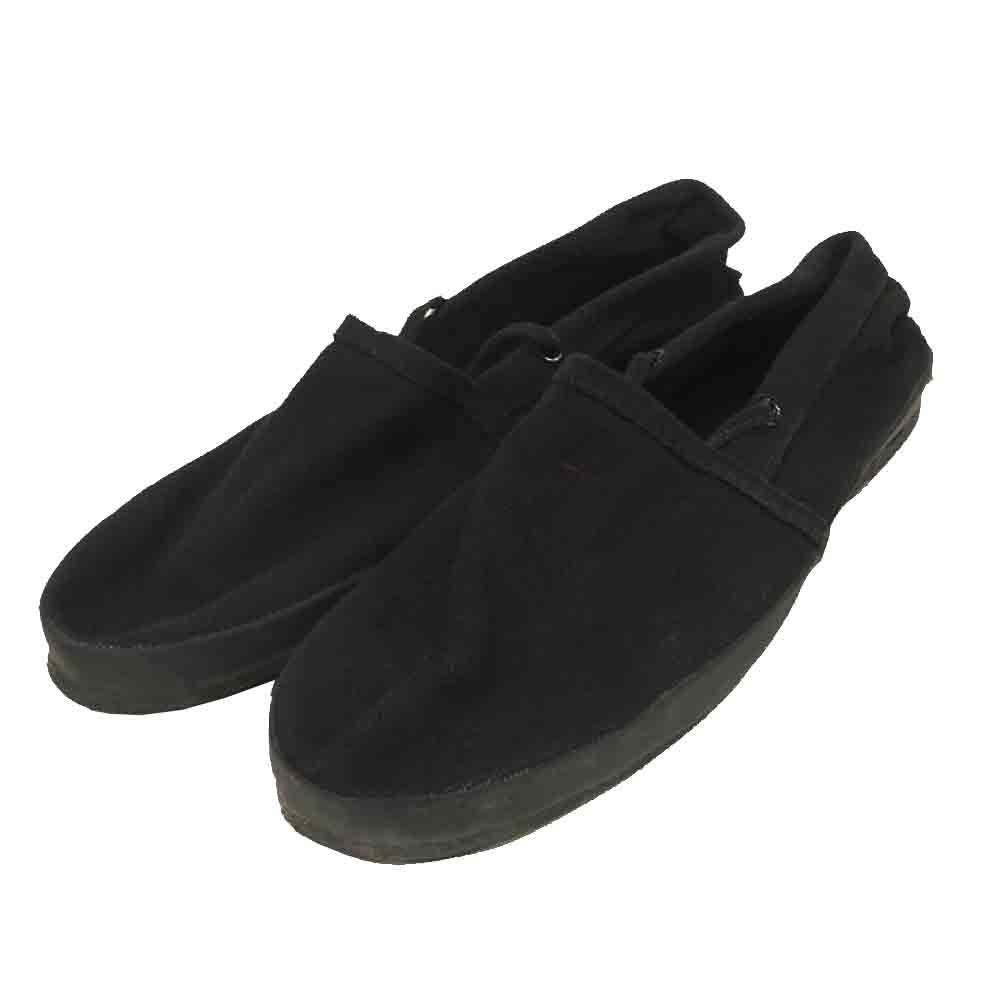 Yohji Yamamoto ヨウジヤマモト POUR HOMME プールオム 80s 丸ロゴ ローカット スニーカー ブラック系 実寸28cm程度【中古】