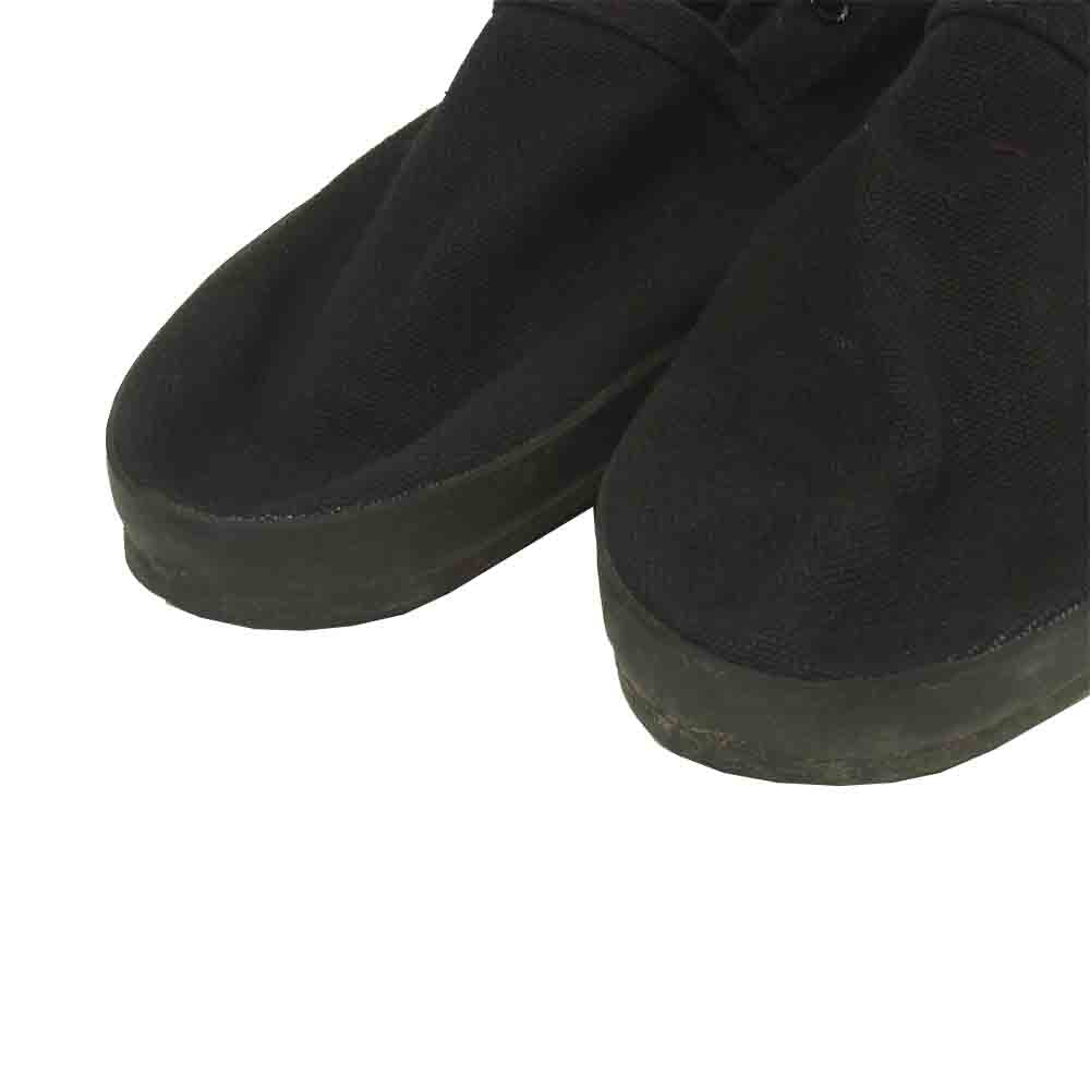 Yohji Yamamoto ヨウジヤマモト POUR HOMME プールオム 80s 丸ロゴ ローカット スニーカー ブラック系 実寸28cm程度【中古】