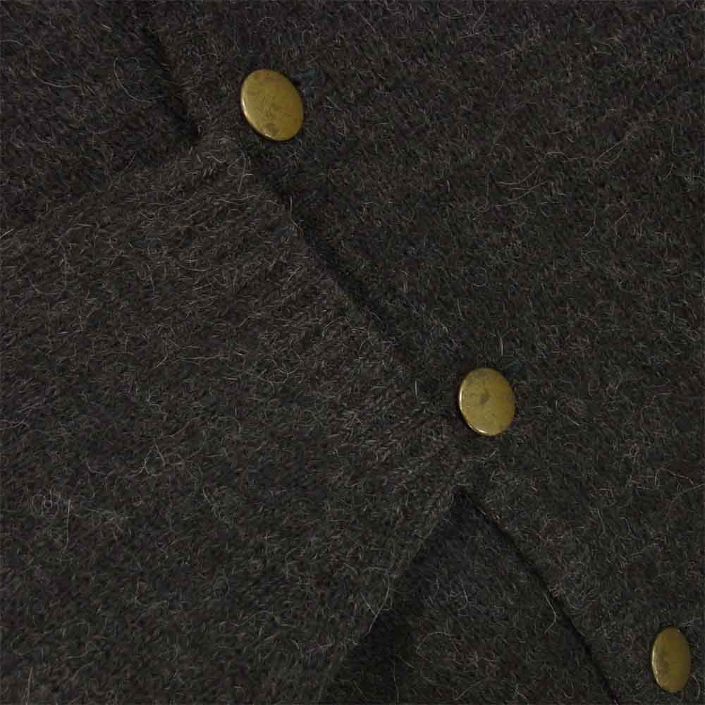 Yohji Yamamoto ヨウジヤマモト Ys for men ワイズフォーメン 80~90s 初期タグ ウール ニット カーディガン ダークブラウン系 サイズ表記無し【中古】