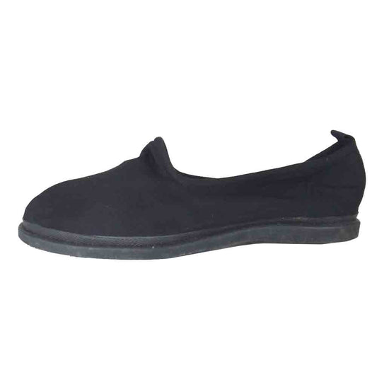 Yohji Yamamoto ヨウジヤマモト  POUR HOMME プールオム 80s ローカット キャンバス スリッポン ブラック系 26.5cm程度【中古】