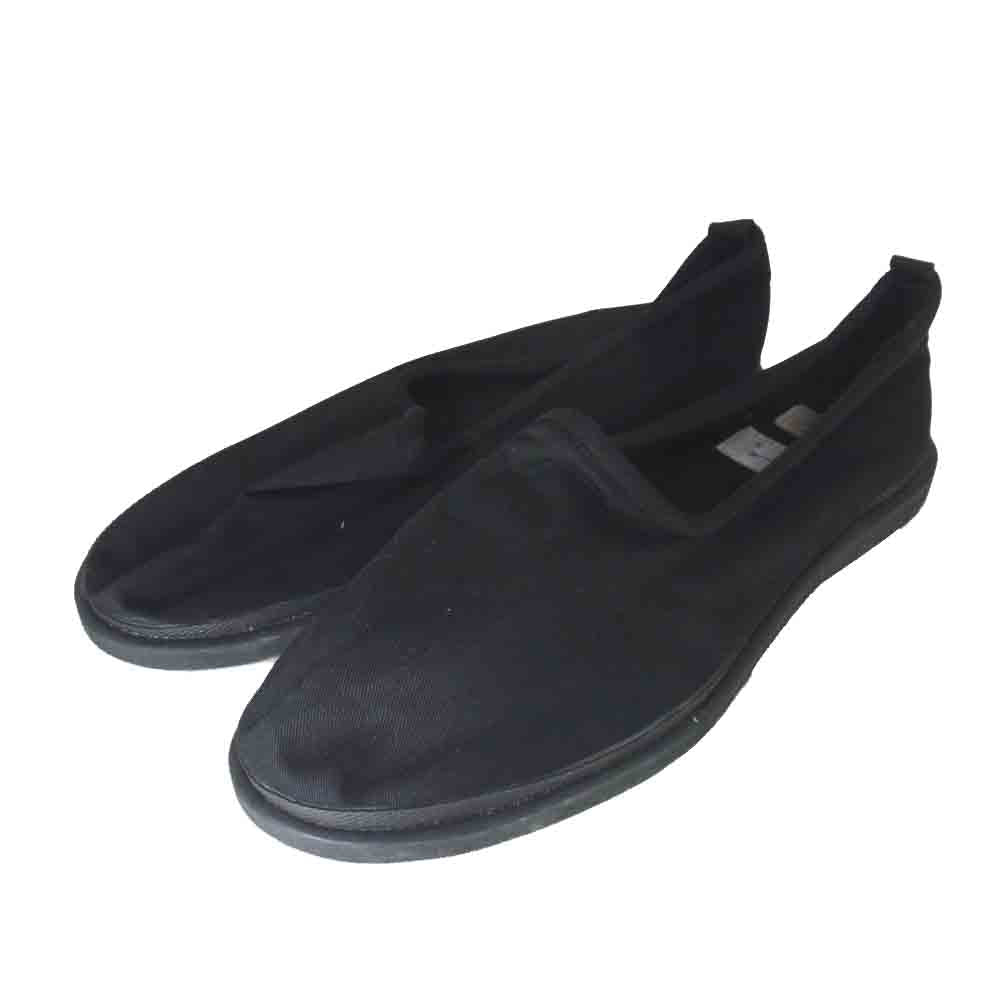 Yohji Yamamoto ヨウジヤマモト  POUR HOMME プールオム 80s ローカット キャンバス スリッポン ブラック系 26.5cm程度【中古】