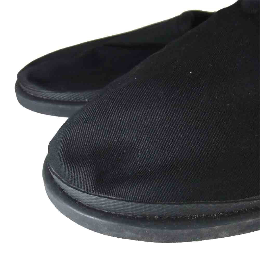 Yohji Yamamoto ヨウジヤマモト  POUR HOMME プールオム 80s ローカット キャンバス スリッポン ブラック系 26.5cm程度【中古】