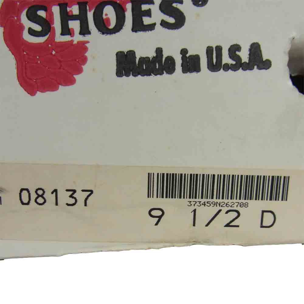 RED WING レッドウィング 8137 ブラックソール モックトゥ レースアップブーツ ブラック系 9 1/2【美品】【中古】