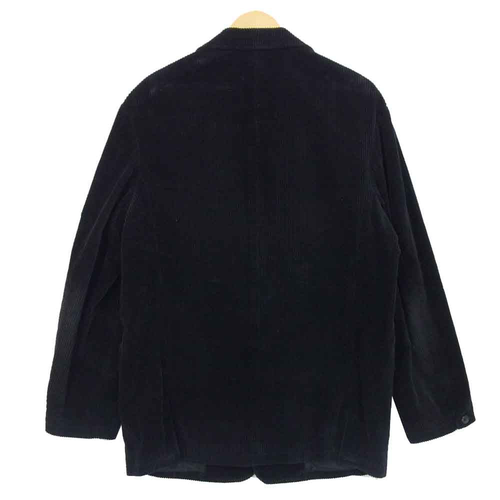 Yohji Yamamoto ヨウジヤマモト POUR HOMME プールオム 太畝コーデュロイ ジャケット ブラック系 M【中古】