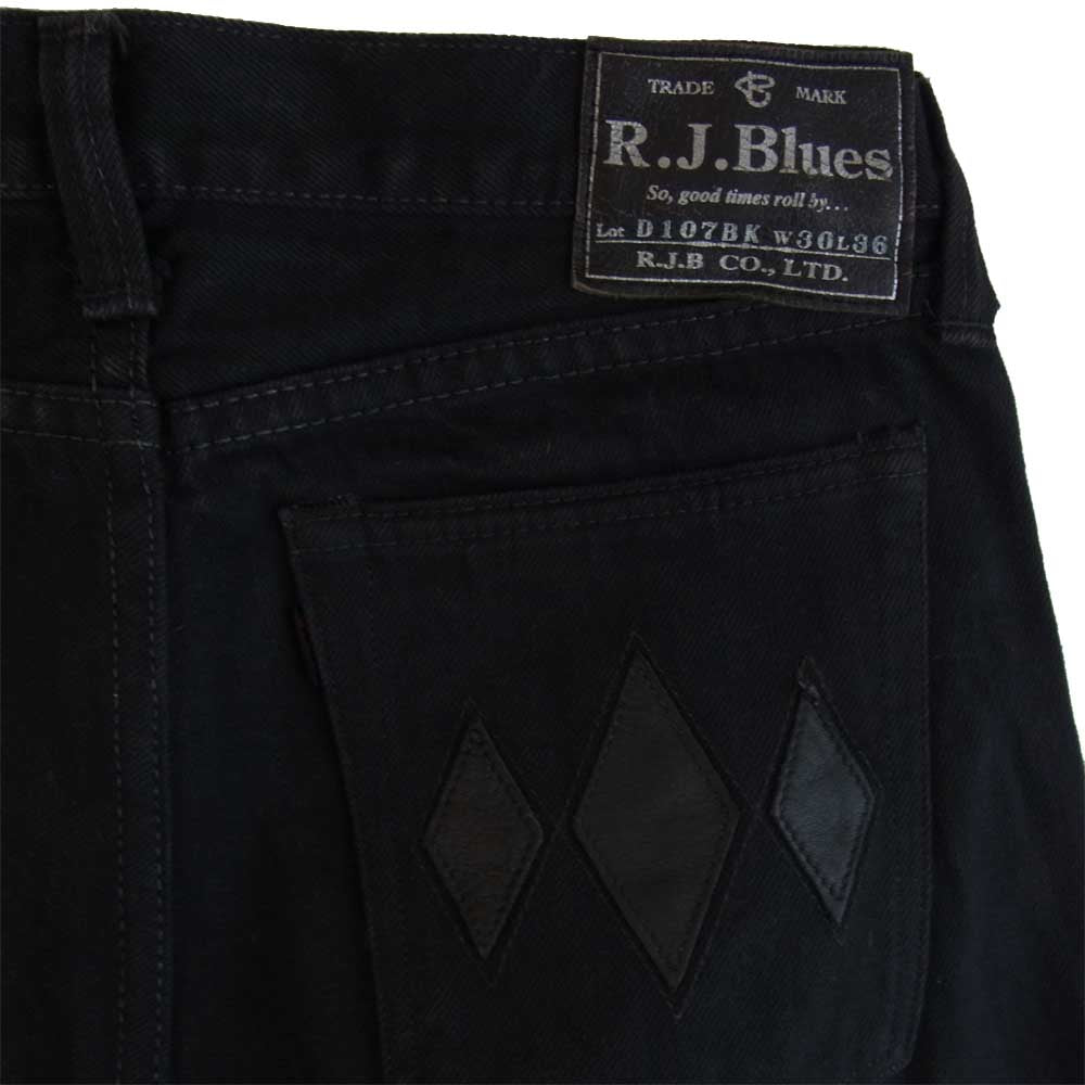 R.J.B アールジェイビー D107BK ブーツカット ブラック系 30【中古】
