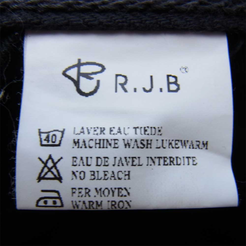 R.J.B アールジェイビー D107BK ブーツカット ブラック系 30【中古】