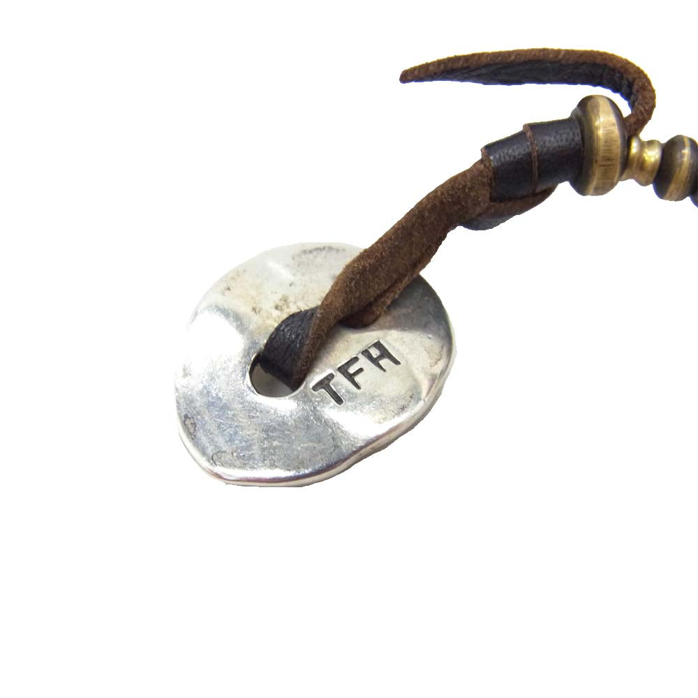 THE FLAT HEAD ザフラットヘッド ターコイズ ビーズ ネックレス ブルー系【中古】