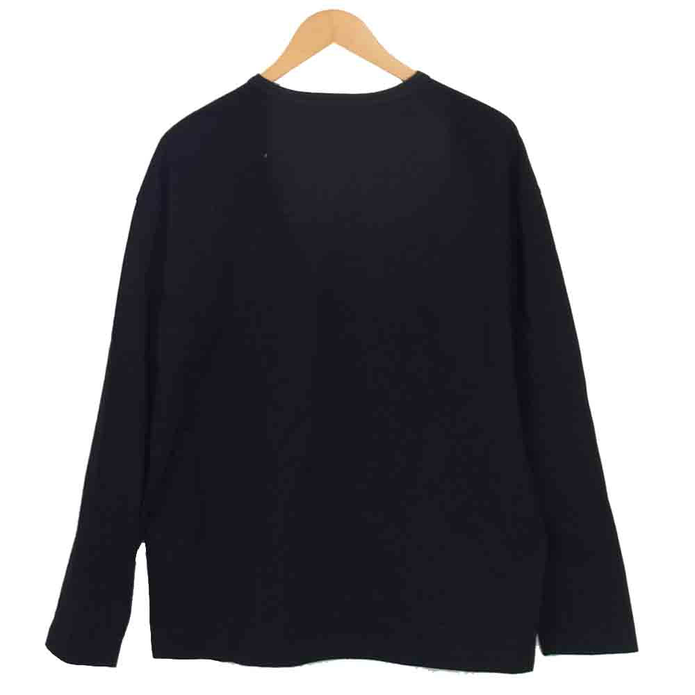 ザリラクス コットン 長袖 クルーネック カットソー ブラック系 F【中古】