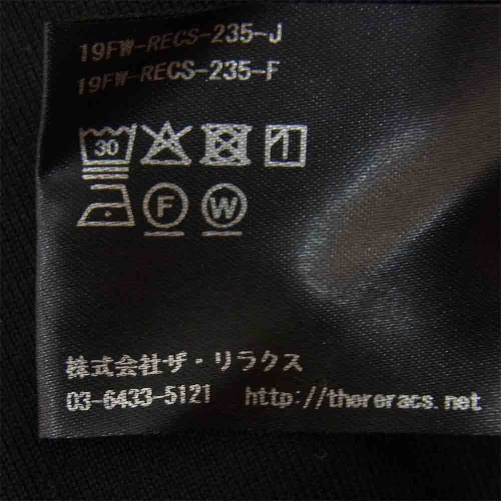 ザリラクス コットン 長袖 クルーネック カットソー ブラック系 F【中古】