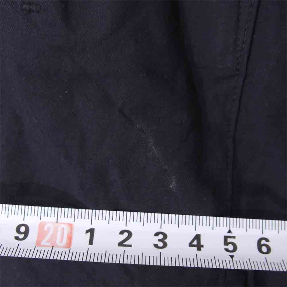 エイトン コットン ボタン ベーシック 長袖 シャツ  ネイビー系 4【中古】