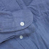 COMOLI コモリ L03-02004 Band Collar Shirt コットンネル バンドカラーシャツ ブルー系 1【中古】