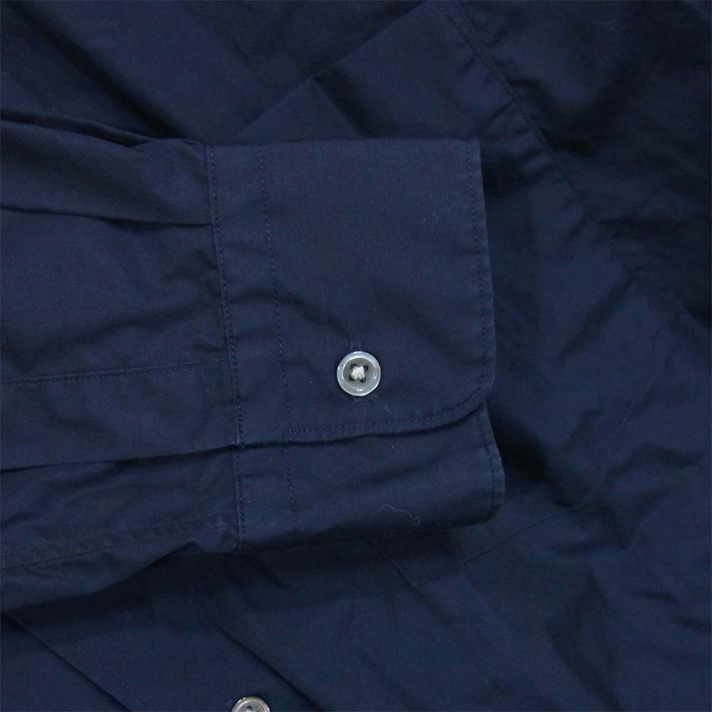 GRAPHPAPER グラフペーパー GM183-50069B REGULAR COLLAR SHIRT レギュラーカラー ロングスリーブ シャツ ネイビー系 2【中古】