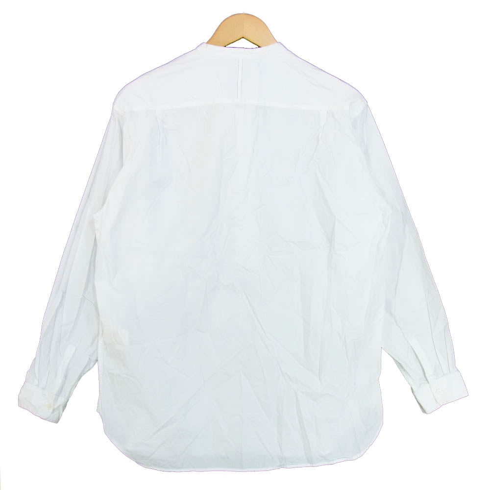GRAPHPAPER グラフペーパー 18AW GM183-50070B Band Collar Shirt バンドカラーシャツ ホワイト系 1【中古】
