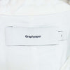 GRAPHPAPER グラフペーパー 18AW GM183-50070B Band Collar Shirt バンドカラーシャツ ホワイト系 1【中古】