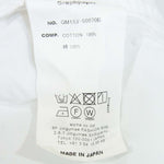 GRAPHPAPER グラフペーパー 18AW GM183-50070B Band Collar Shirt バンドカラーシャツ ホワイト系 1【中古】
