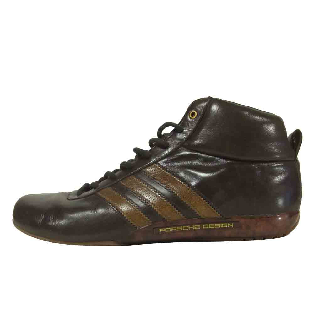 adidas アディダス 98490 PORSCHE DES 2 ポルシェ ハイカット スニーカー ベトナム製 ブラウン系 28cm【中古】