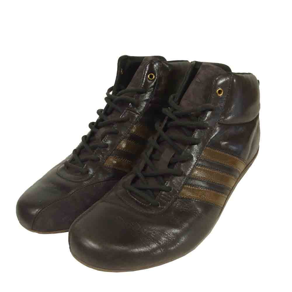 adidas アディダス 98490 PORSCHE DES 2 ポルシェ ハイカット スニーカー ベトナム製 ブラウン系 28cm【中古】