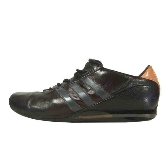 adidas アディダス 18084 PORSCHE DES CL ポルシェ ローカット スニーカー 中国製 ブラック系 28cm【中古】