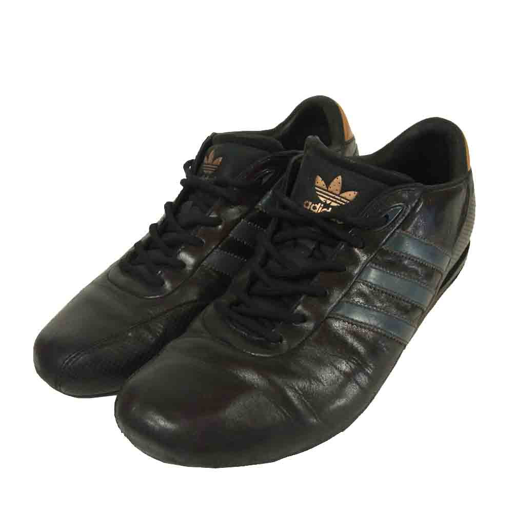 adidas アディダス 18084 PORSCHE DES CL ポルシェ ローカット スニーカー 中国製 ブラック系 28cm【中古】
