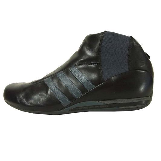 adidas アディダス 17650 PORCHE DES M ポルシェ ハイカット スニーカー 中国製 ブラック系 27.5cm【中古】