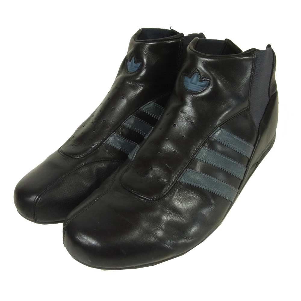 adidas アディダス 17650 PORCHE DES M ポルシェ ハイカット スニーカー 中国製 ブラック系 27.5cm【中古】