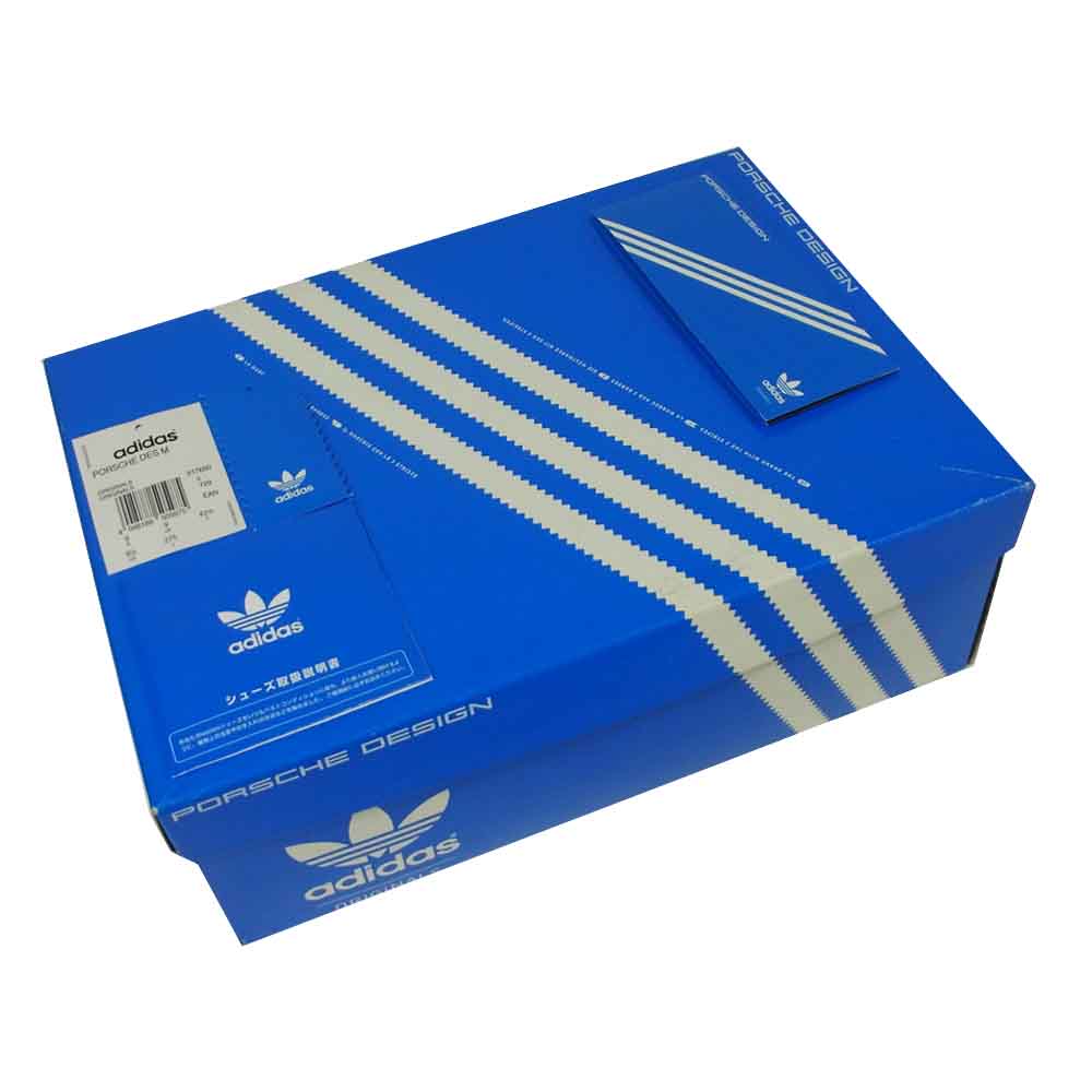 adidas アディダス 17650 PORCHE DES M ポルシェ ハイカット スニーカー 中国製 ブラック系 27.5cm【中古】