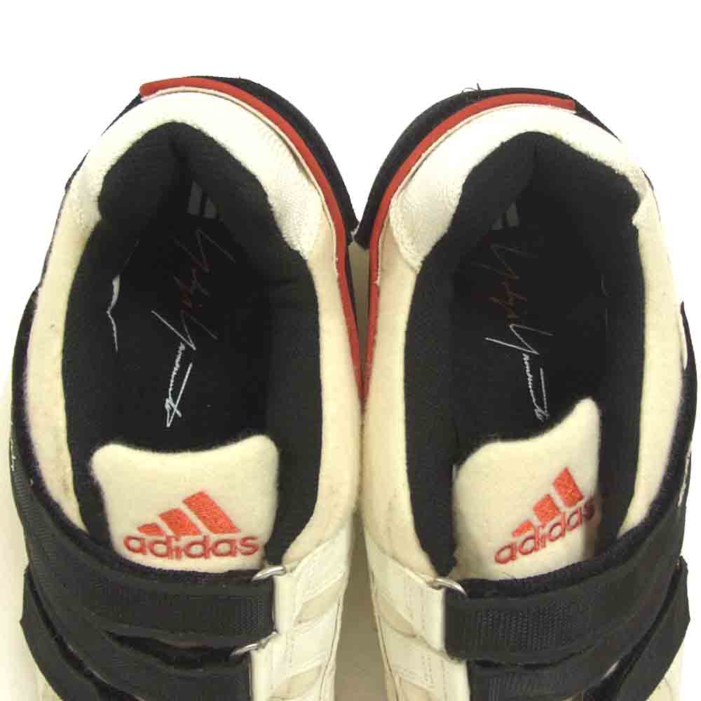 Yohji Yamamoto ヨウジヤマモト 677557 観賞用 adidas Y3 アディダス ワイスリー YY SCALAR ベルクロ ランニングシューズ スニーカー オフホワイト系 27.5cm【中古】