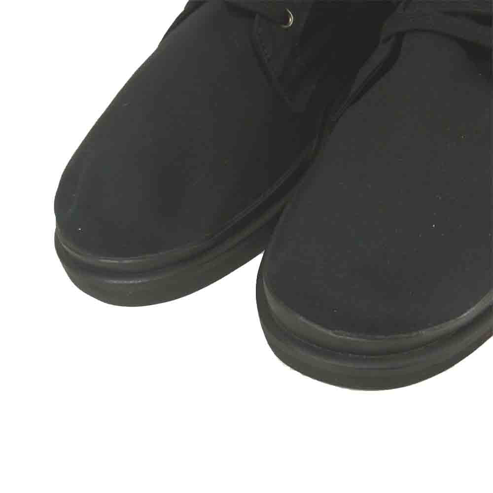 Yohji Yamamoto ヨウジヤマモト POUR HOMME プールオム 80~90s 丸ロゴ キャンバス ローカット スニーカー ブラック系 L【中古】