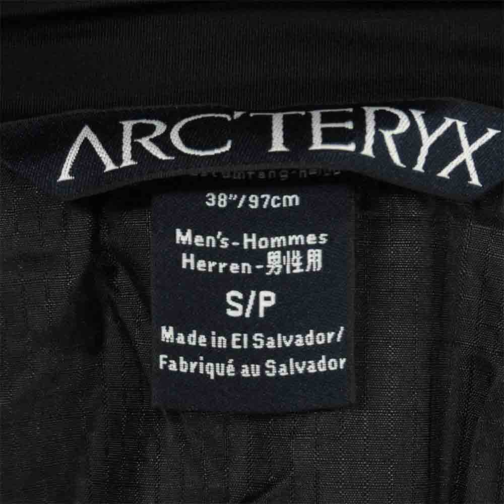 ARC'TERYX アークテリクス 15383 LEAF COLD WX JACKET SV リーフ コールド 中綿 ジャケット ブラック系 S【新古品】【未使用】【中古】