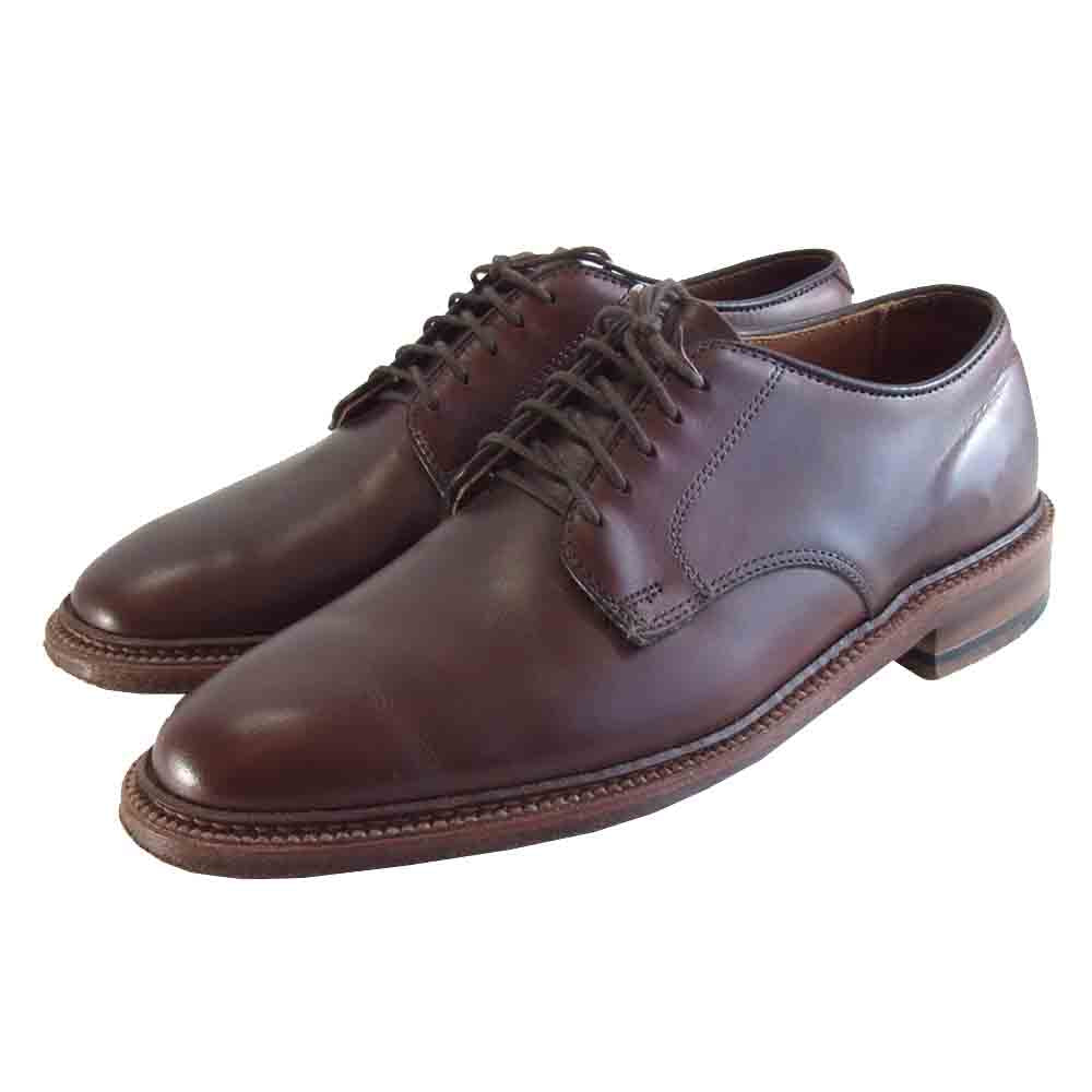 ALDEN オールデン 29364F 5EYE UNLINED P-TOE OX アンラインドゥ オックスフォード シューズ ブラウン系 6【美品】【中古】