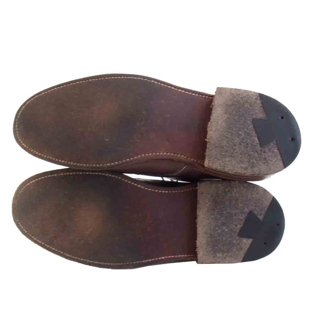ALDEN オールデン 29364F 5EYE UNLINED P-TOE OX アンラインドゥ オックスフォード シューズ ブラウン系 6【美品】【中古】