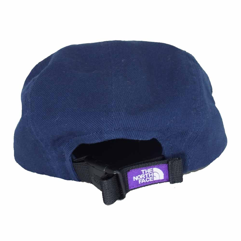 THE NORTH FACE ノースフェイス NN8912N PURPLE LABEL パープルレーベル BEAMS別注 ロゴ刺繍 キャンプキャップ ネイビー系【中古】