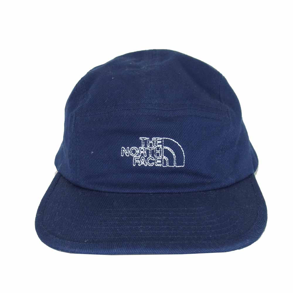 THE NORTH FACE ノースフェイス NN8912N PURPLE LABEL パープルレーベル BEAMS別注 ロゴ刺繍 キャンプキャップ ネイビー系【中古】