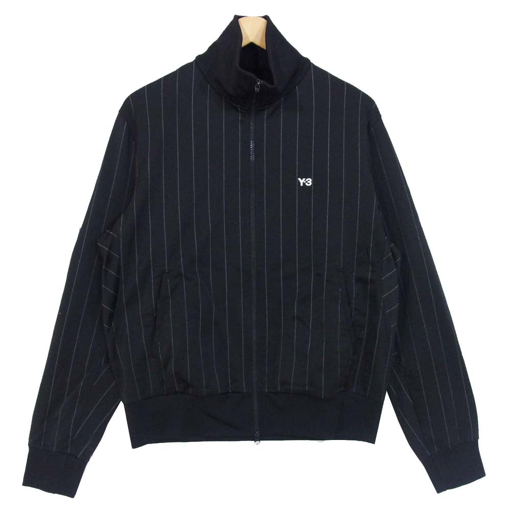 Yohji Yamamoto ヨウジヤマモト Y3 ワイスリー ストライプ トラック ジャケット ブラック系 M【中古】