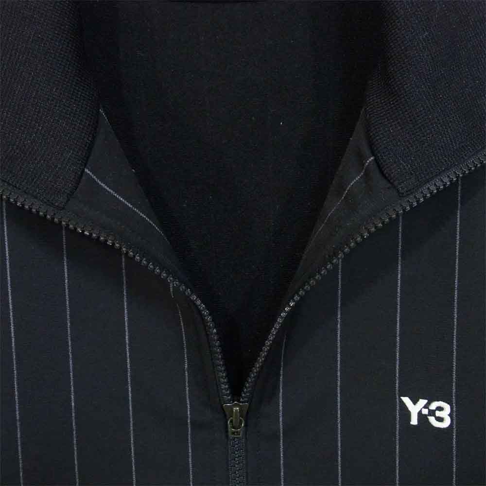 Yohji Yamamoto ヨウジヤマモト Y3 ワイスリー ストライプ トラック ジャケット ブラック系 M【中古】