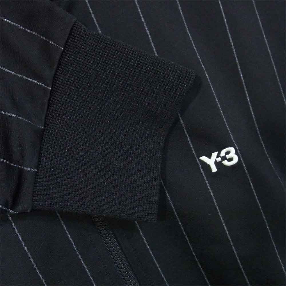 Yohji Yamamoto ヨウジヤマモト Y3 ワイスリー ストライプ トラック ジャケット ブラック系 M【中古】