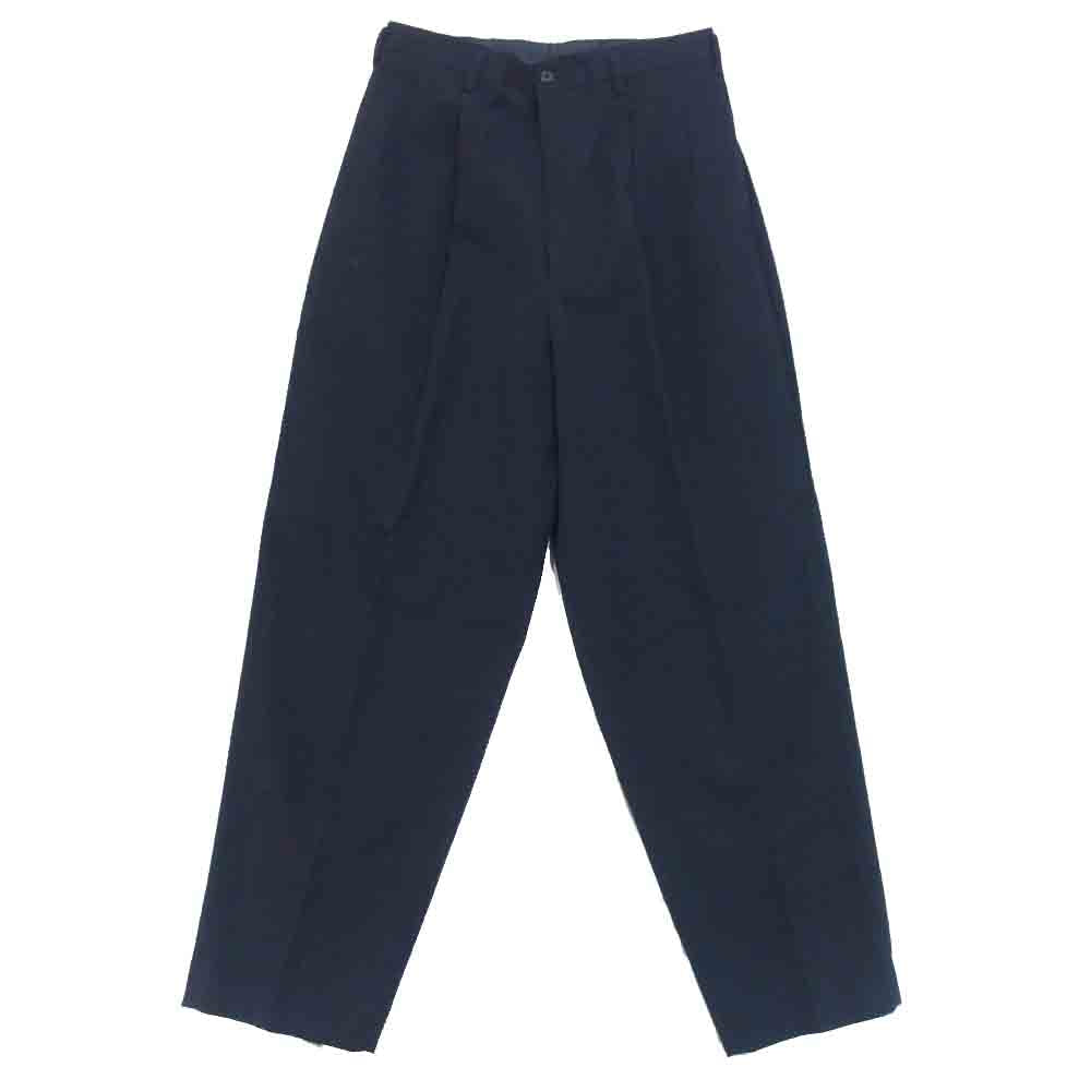 Yohji Yamamoto ヨウジヤマモト MA-P01-190 Ys for men ワイズフォーメン ウール ギャバジン スラックス パンツ ブラック系 L【中古】