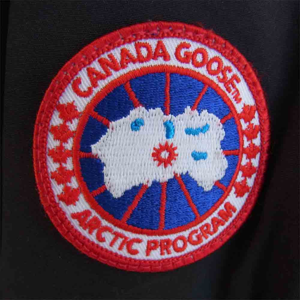 CANADA GOOSE カナダグース 6528MR ONTARIO PARKA オンタリオ パーカ ダウン ジャケット ブラック系 M【中古】