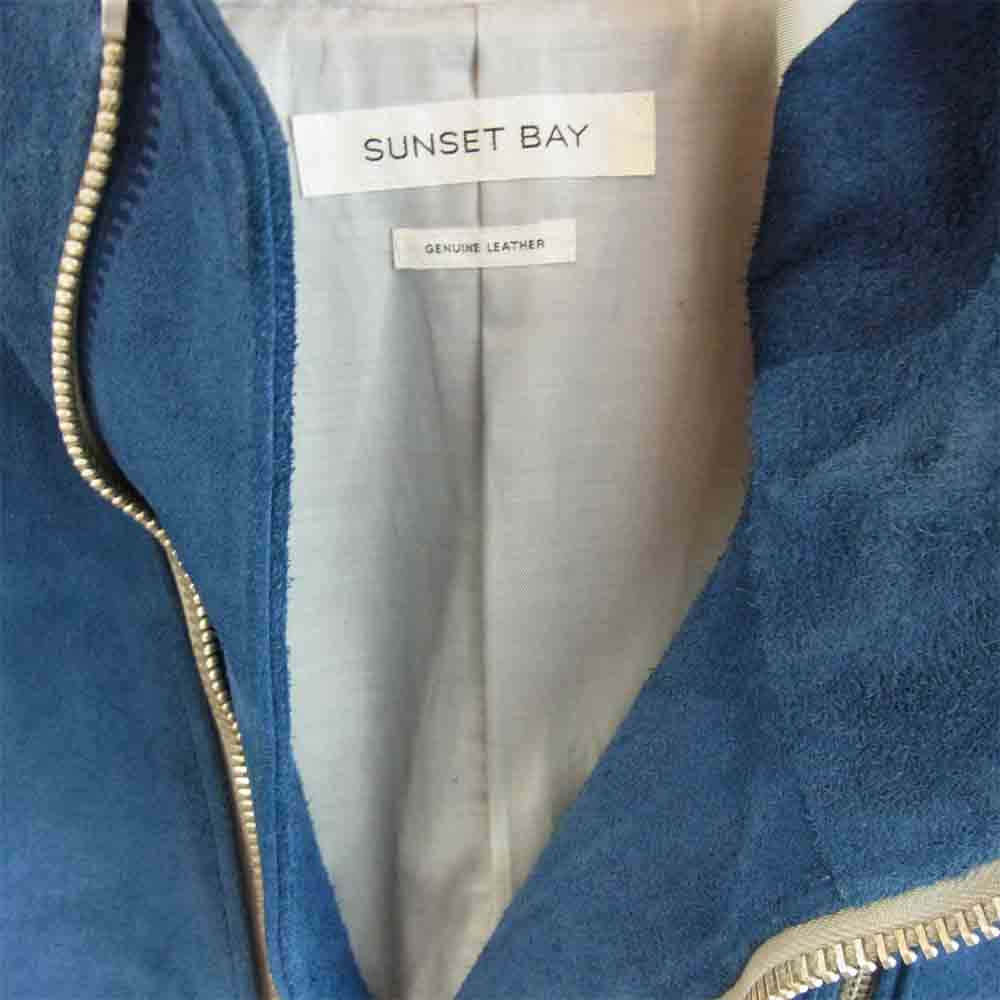 サンセットベイ BUZZARDS HOODIE VEST スエード レザー ベスト サンセットベイ BUZZARDS HOODIE VEST スエード レザー ベスト