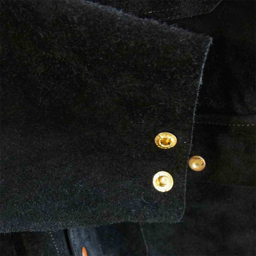 LYNCH SILVERSMITH リンチシルバースミス  Welder Jacket ウェルダー スエード レザー ジャケット ブラック系 S【中古】