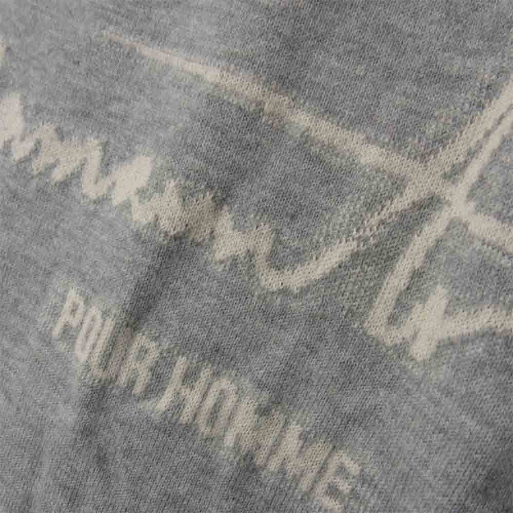 Yohji Yamamoto ヨウジヤマモト POUR HOMME プールオム 80~90s 丸ロゴ 初期タグ ロゴプリント タンクトップ グレー グレー系 M【中古】