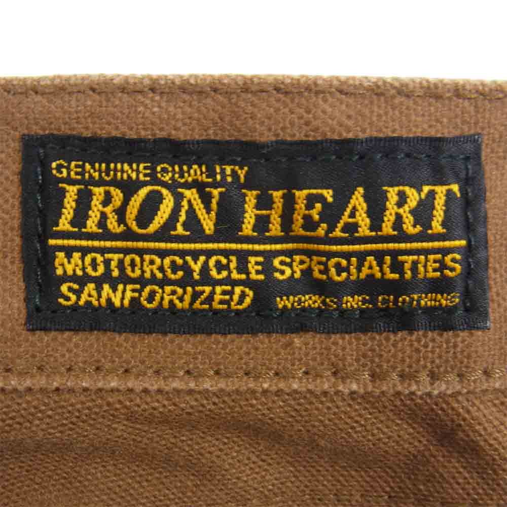 IRON HEART アイアンハート LOGGER JEANS ダック ロガージーンズ ブラウン系 36【中古】