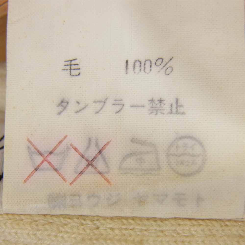 Yohji Yamamoto ヨウジヤマモト POUR HOMME プールオム ジップアップ ニット ジャケット オフホワイト系 M【中古】