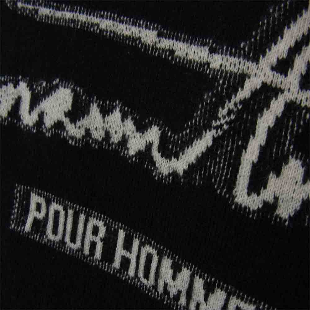 Yohji Yamamoto ヨウジヤマモト POUR HOMME プールオム 80~90s 丸ロゴ 初期タグ ロゴプリント タンクトップ 黒 ブラック系【中古】