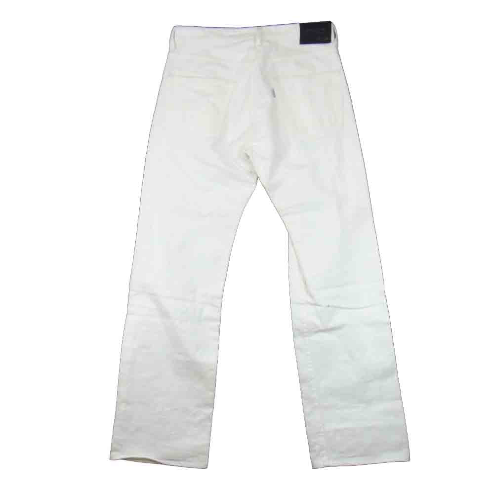 Yohji Yamamoto ヨウジヤマモト jeans ワイドストレート ホワイトデニムパンツ ホワイト系 34【中古】