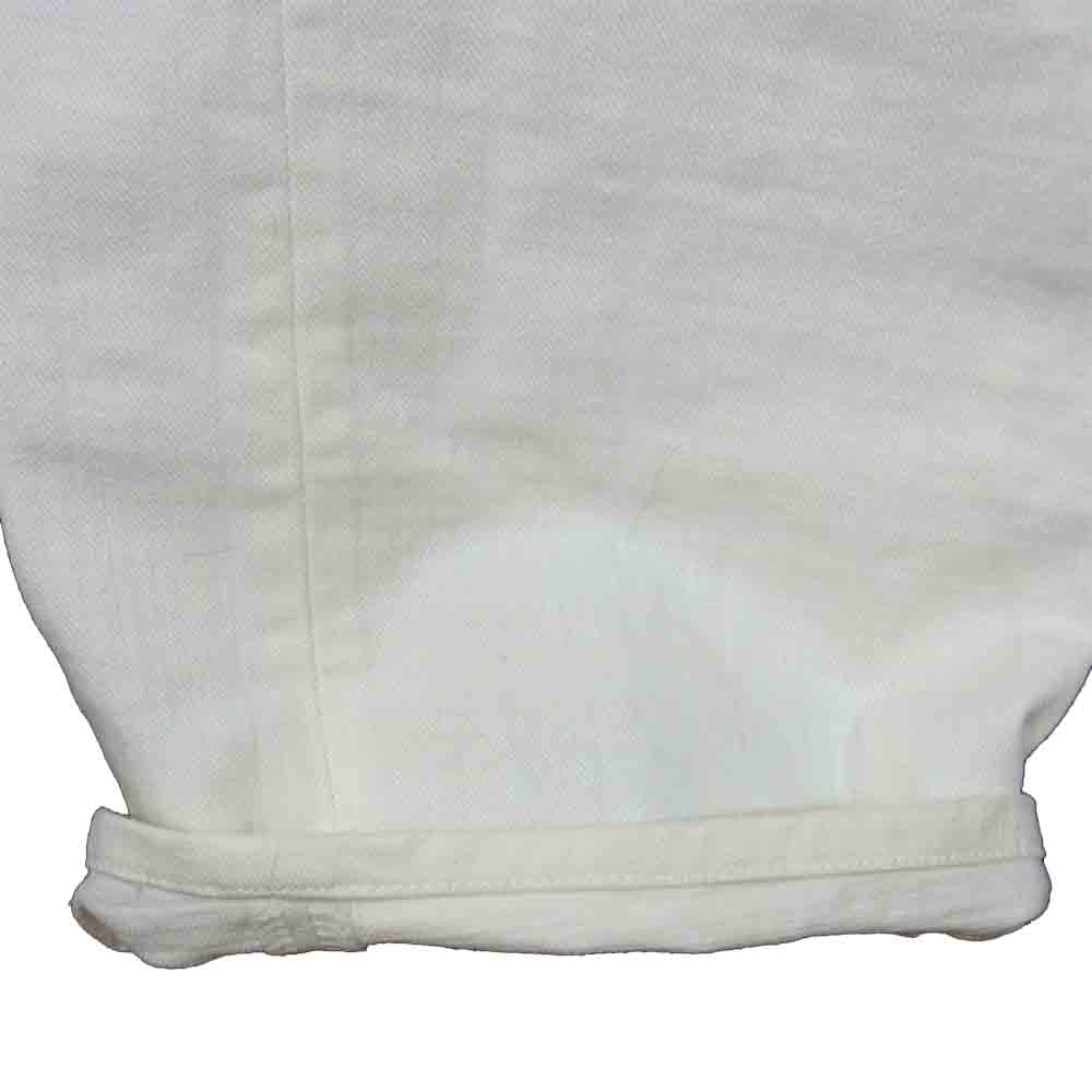 Yohji Yamamoto ヨウジヤマモト jeans ワイドストレート ホワイトデニムパンツ ホワイト系 34【中古】