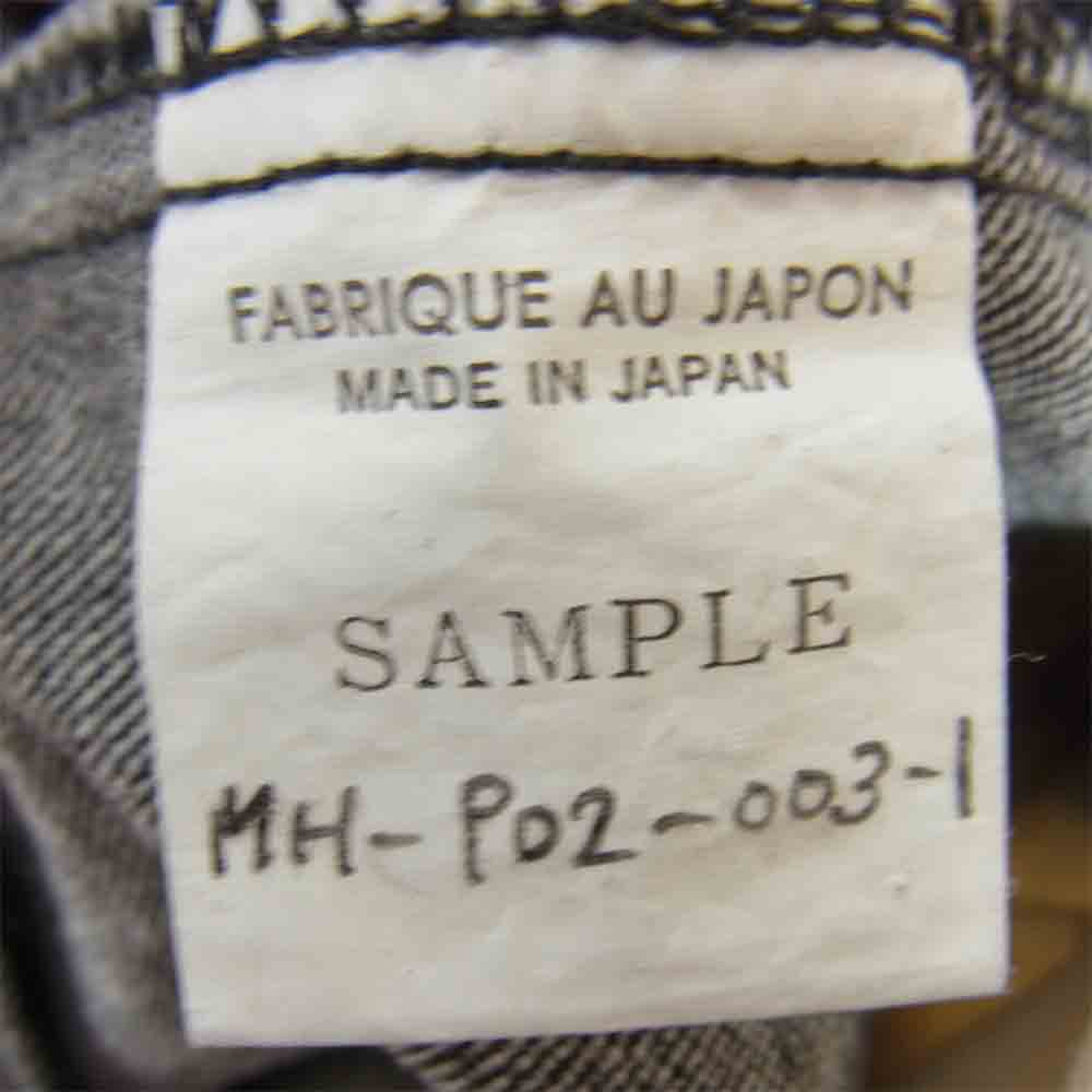 Yohji Yamamoto ヨウジヤマモト Y's for men ワイズフォーメン ウォッシュ加工 ワイド デニムパンツ ブラック系 サイズ表記無【中古】