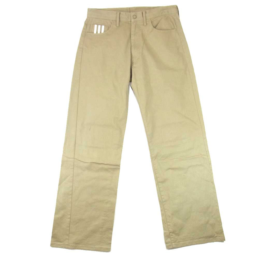 Yohji Yamamoto ヨウジヤマモト Y-3 ワイスリー ストレッチコットンツイル パンツ ベージュ系 M【中古】